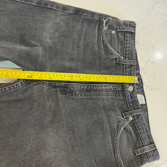 RARE VINTAGE LEVI'S DENIN JEAN 1996 505 REGULAR FIT STRAIGHT LEG W36 L36 - Picture 9 of 16